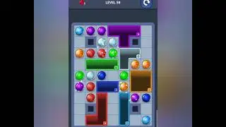 Drop Escape Color Puzzle Level 58 Solution Walkthrough