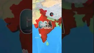India's Smallest vs Largest District States: Goa vs UP #shorts #goa