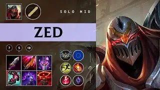 Zed Mid vs Naafiri - EUW Challenger Patch 25.24