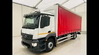 DA64 OYY  - Mercedes Actros 1824 Day Cab Curtainsider | Law Truck Centre UK