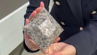 Waterjet cutting rubber, marble, steel
