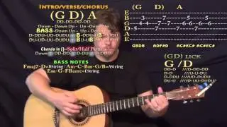 First (Cold War Kids) Guitar Lesson Chord Chart - G D A