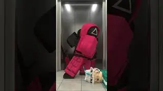 Gangnam Style Elevator but Squid Game | #short #shorts #roblox #memes  #squidgame