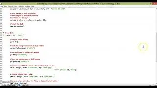 Code of a Calander in Python using tkinter module