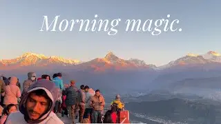 Morning magic of Pokhara.