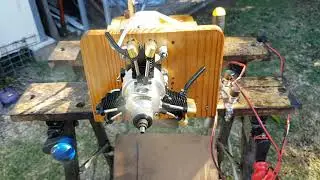 Saito R90 Radial Gold Knight burbling away