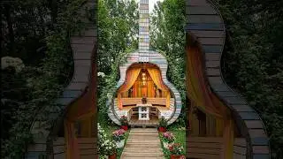 Building a Whimsical Guitar House 🎸 | Timelapse #backyardmakeover