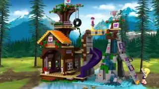 Lego 41122 | Lego Friends | Adventure Camp Tree House | Lego 3D Review