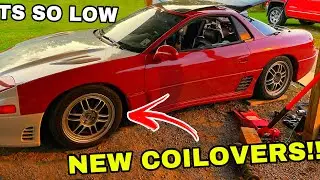 INSTALLING NEW COILOVERS ON MY 3000GT & NEW CHANNEL SPONSOR!!