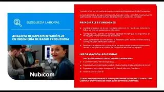 B&uacute;squedas abiertas NUBICOM 2022