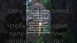 Защита от врагов. Шепоток защищающий от клеветников и сплетников. Защита от злых людей. #shorts
