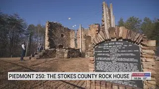 Revolution written in stone at Rock House in Stokes County