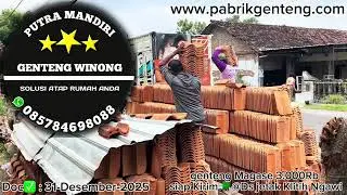 pengiriman Genteng Magase 3.000Rb & wuwung kerpus Bulat 50Biji❗️semoga selamat sampai tujuan👍🙏