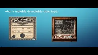 Python Mutable Immutable Data Types
