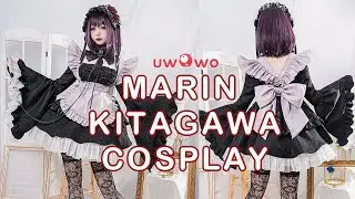 Uwowo Anime My Dress-Up Darling Marin Kitagawa Maid Cosplay Costume