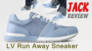 LV RUN AWAY SNEAKER 1AHSOL BLUE COLOR UNBOXING JACKREVIEW