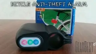 Сигнализация для велосипеда ABC  c Gearbest (Bicycle Anti-Theft Alarm )