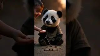 Panda Struggling to Pay Rent&hellip; This Will Break Your Heart 🐼💔#ai #panda #shorts #emotional