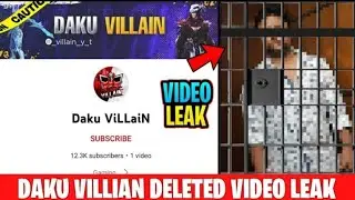 DAKU VILLAIN YT DELETED VIDEO ll KON HE DAKU ll attack on paras official 💔