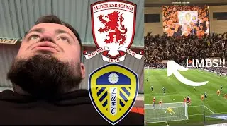 LUCKY LEEDS TAKE ALL 3 POINTS! | MIDDLESBROUGH F.C. 0-1 LEEDS UNITED *VLOG*