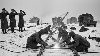 German Officers Couldn&rsquo;t Believe How Fast America Repaired Tracks