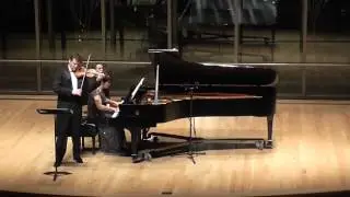 Dvorak Sonata F major Op. 57 3rd movement for violin and piano (encore) Ivan Zenaty/Sandra Shapiro