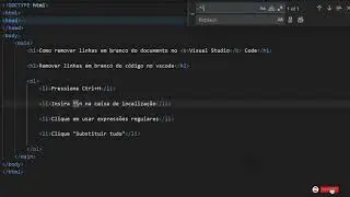 Como remover linhas em branco do documento no Visual Studio Code #regexp #vscode
