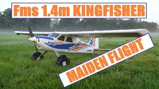 Fms 1.4m KINGFISHER MAIDEN FLIGHT
