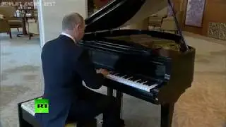 President Putin plays the Skyrim theme on piano while in Beijing.