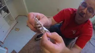 How to make an invisible carpet seam.