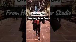 Everything I got from Harry Potter Studio Tour #shorts #wbtourlondon #harrypotterstudiotour #London