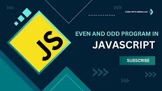 Even and Odd program in javascript | Logical code | Javascript #javascipt