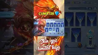 SKIN EPIC LIMITED KAJA 🔥😱 #mlbbindonesia #diamondgratis #promodiamond