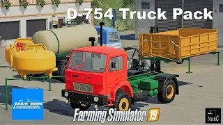 FS 19 🚚 D-754 Truck Pack by Aaa Modding - Camion - Presentazione mod PC/PS4/XBox