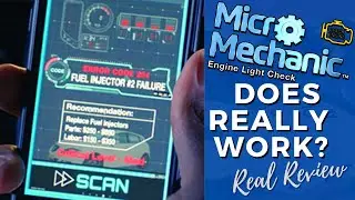 AS SEEN ON TV MICRO MECHANIC obd2 Scanner REVIEW / can it read your check engine light?