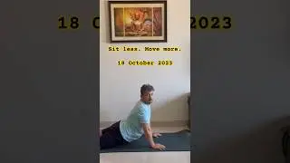 Sit less. Move more. Office wale, sun lo. #yoga #workoutchallenge #fitnessgoals #fitnesschallenge