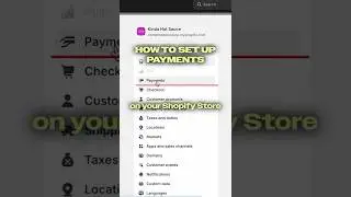How to set up payments on Shopify