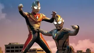 Ultraman Dyna vs Fake Dyna (Gregore jin) Sub Indo