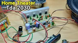4.1&nbsp;Home Theater Kit Wiring And Sound Testing | Tda2030 Ic Audio Board - (My Tech Electro)
