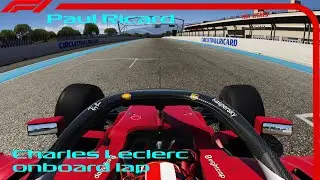 Assetto Corsa F1 2021 - Charles Leclerc Onboard Lap Paul Ricard