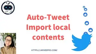 Twitter Strategy: Auto Tweet with Local File #jarveepro #tweets