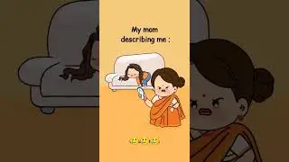 My mom describing me😞 #youtubeshorts #shorts #trending #mom #describingme #true Subscribe,like,share