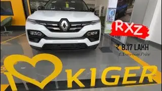 Renault Kigar Rxz Top Model Dual tone ice cool white full review #renaultkiger #fullreview #patna