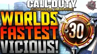 COD Advanced Warfare - WORLDS FASTEST VICIOUS (78 SECONDS) + TRIPLE VICIOUS + 157 KILLS DOMINATION!