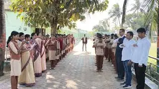 Oath taking ceremony of National youth day..in my school 🎒