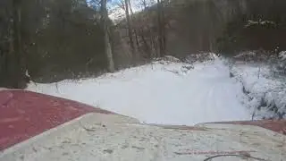 Trail 20 - iced creek - go pro cut off just as I broke through the ice -