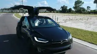 Tesla Model X Birdeye View
