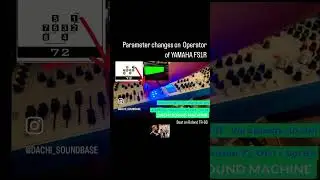 TECHNO ACID BASSLINE on YAMAHA FS1R - Operator as Modulator #techno