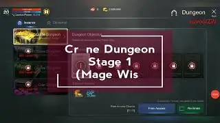 Rohan M Crone Dungeon Stage 1 (Mage Wis)
