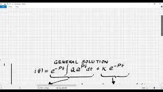 summary of first order circuits and their solutions